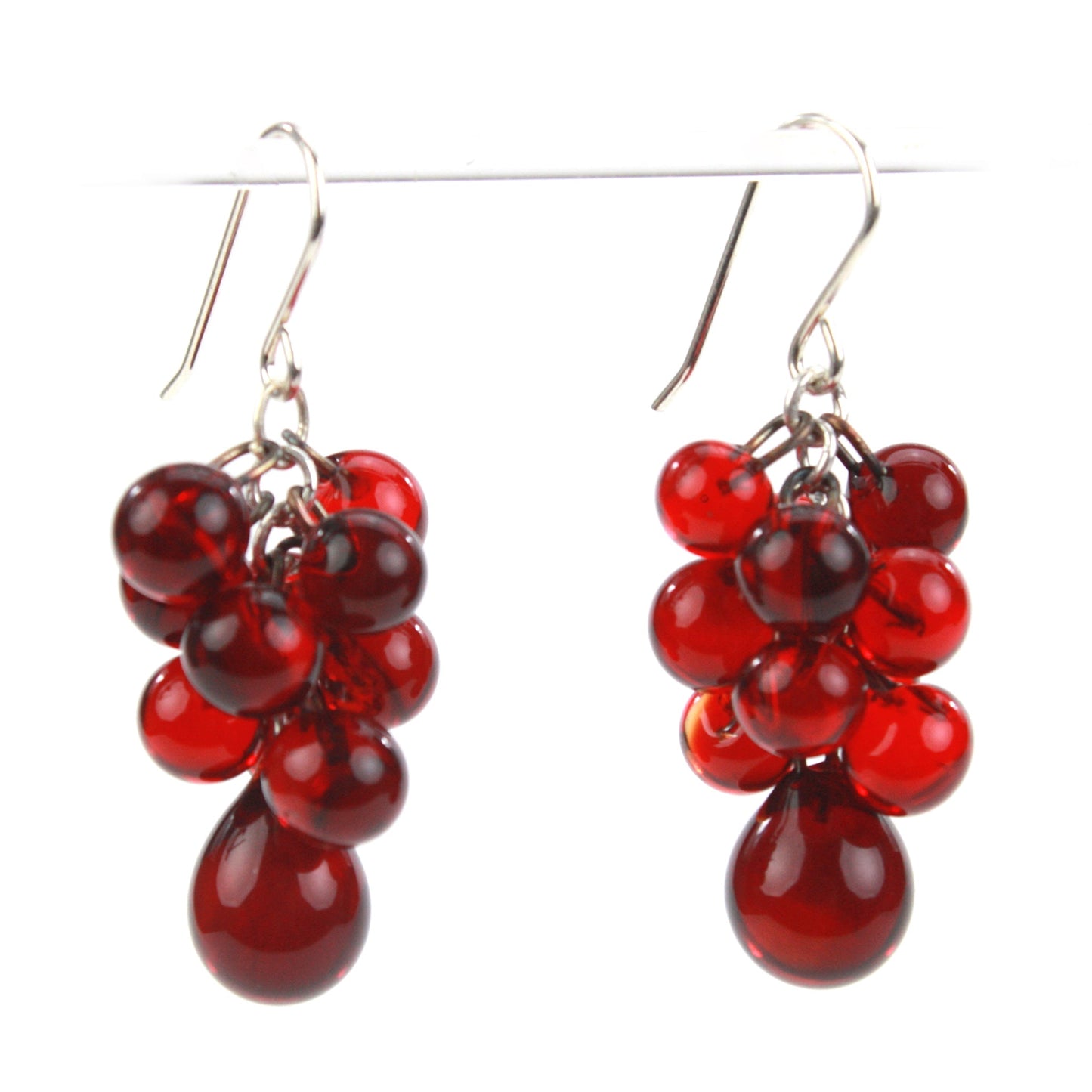 Chroma Earrings in Red