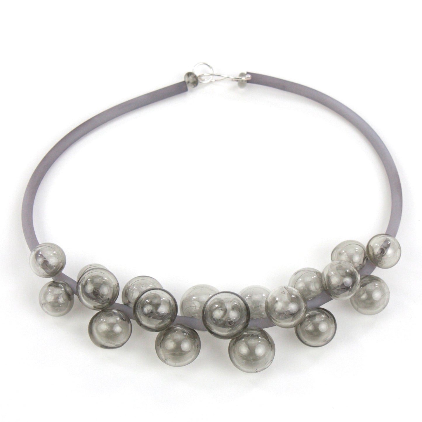 Chroma Bolla Necklace in Grey