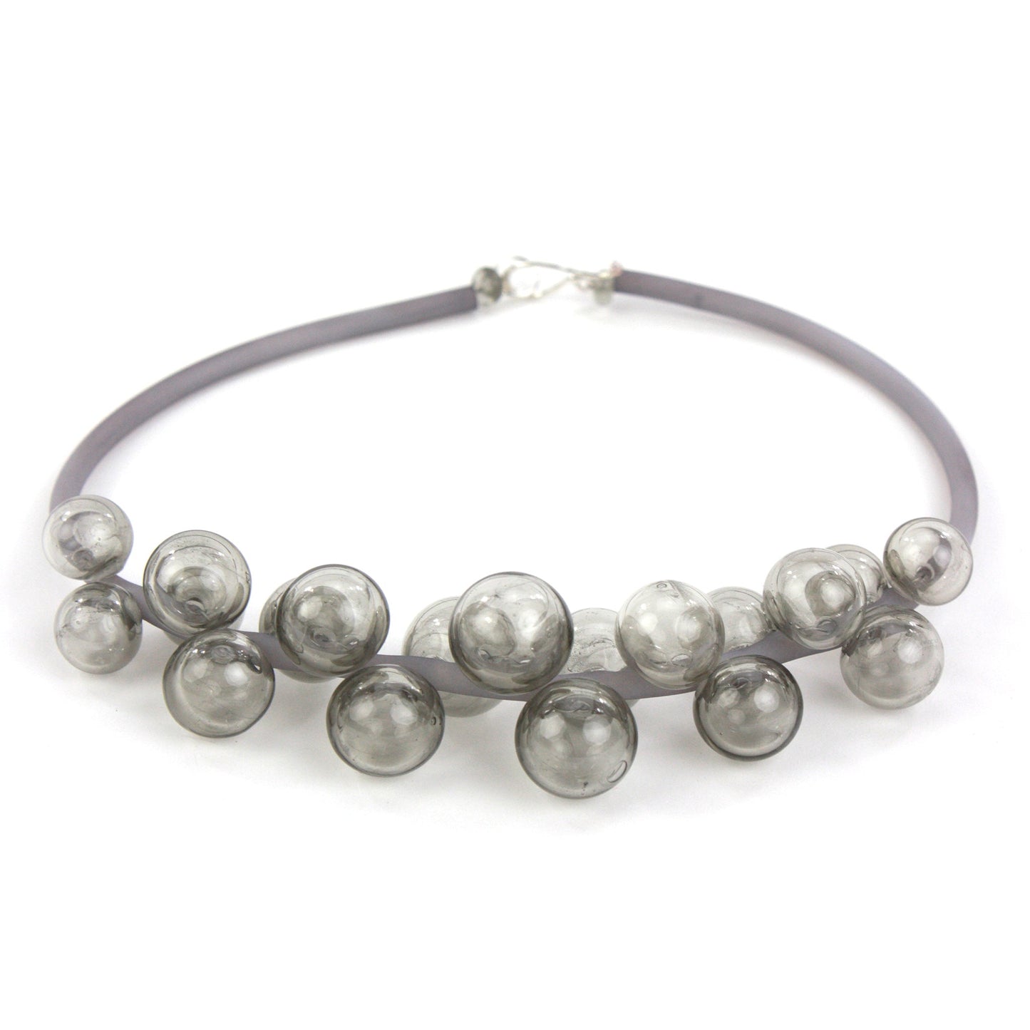 Chroma Bolla Necklace in Grey
