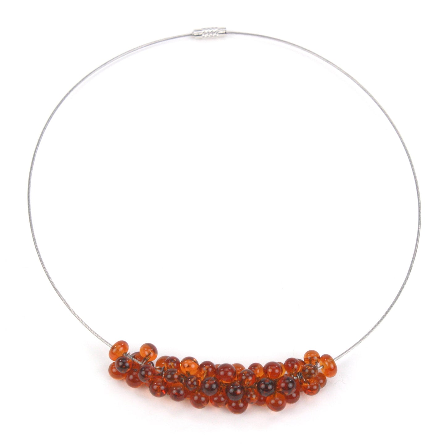 Petite Chroma Necklace in Amber