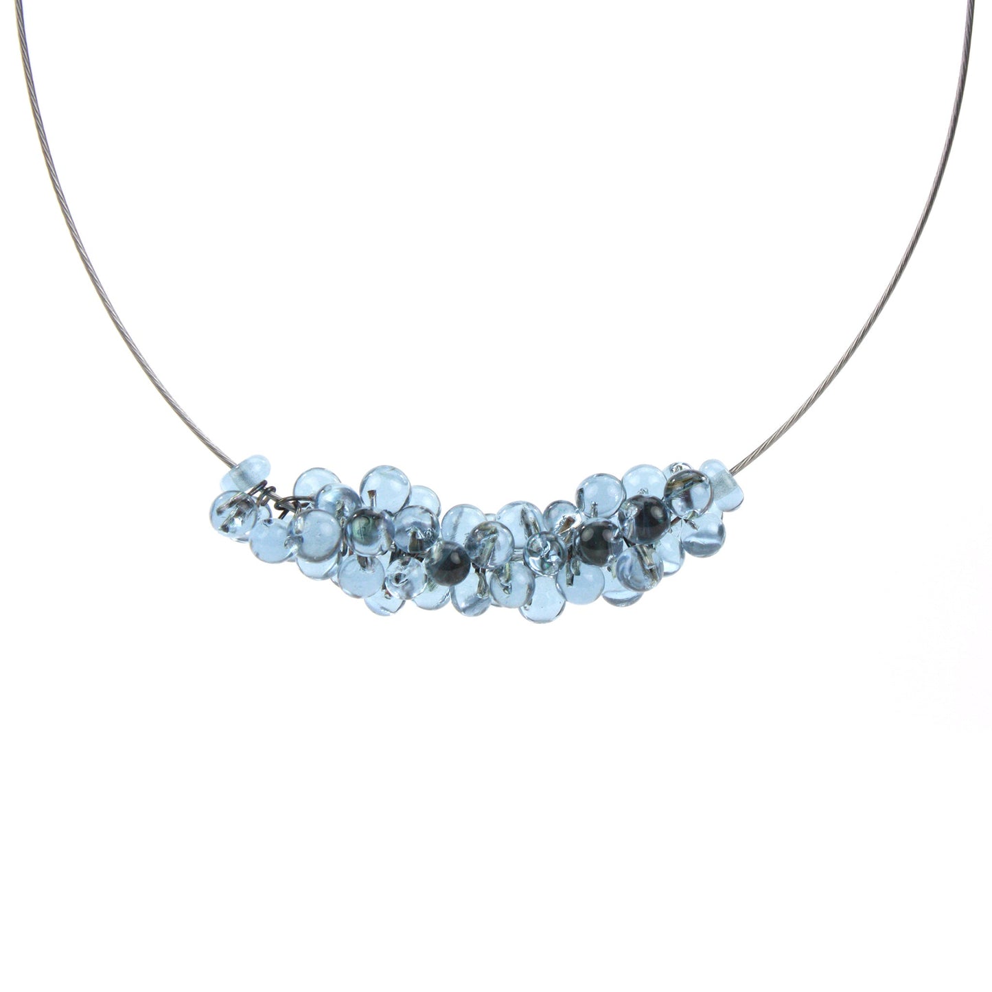 Petite Chroma Necklace in Purple/Blue - color changing