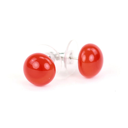 Small studs -cherry red