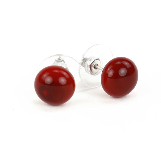Small studs -deep red